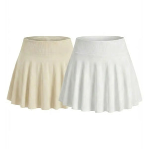 Beige & White